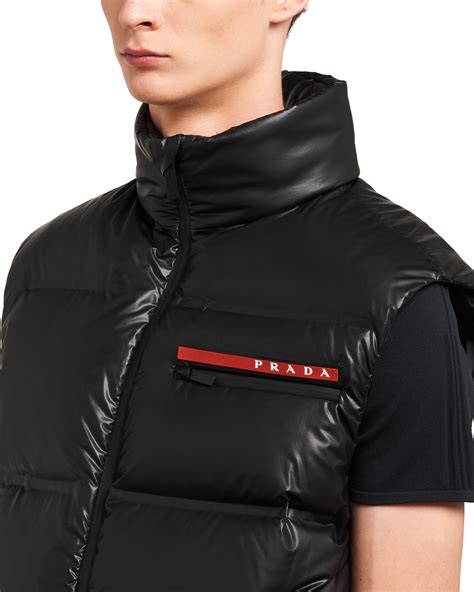 mens prada vest for sale|prada nylon jacket men's.